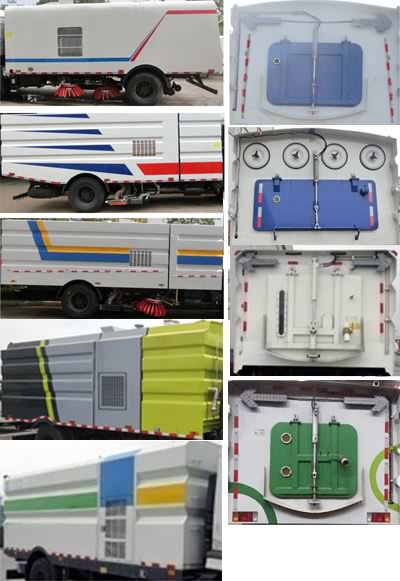 江特牌JDF5100TXSQ5型洗扫车